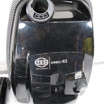 Sebo Airbelt K3 Premium Canister Vacuum Onyx Black