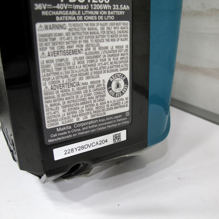 Makita PDC1200A01 1200WH XGT LXT  40V Equipment Battery Backpack System