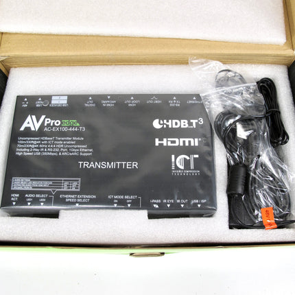 AVPro Edge AC-EX100-444-KIT-GEN2 4K60 4:4:4 Receiver/ Transmitter Kit