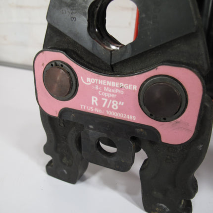 Rothenberger ROMAX TT US 1000002128 HVAC ProPress Crimping Press Tool