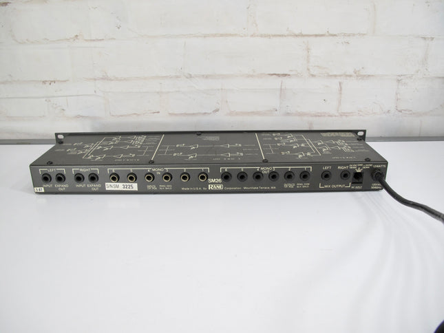 Rane SM26 6 Channel Rackmount Splitter Mixer