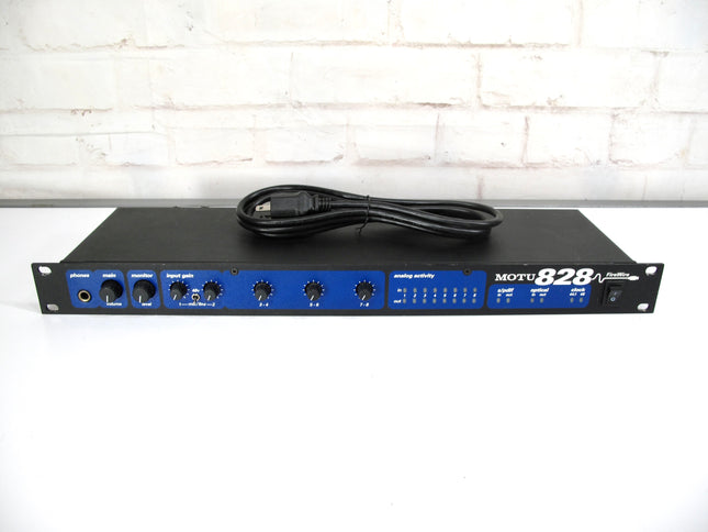 Motu 828 Firewire Audio Computer Recording Interface