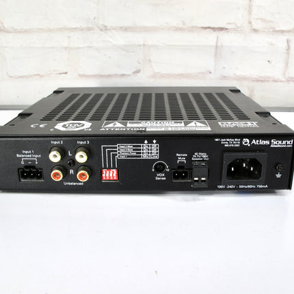 Atlas Sound MA40G 3 Input 40 Watt Commercial Audio Power Amplifier