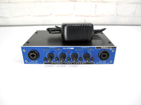 Presonus BlueTube Two Channel Tube Microphone Instrument  Preamplifier