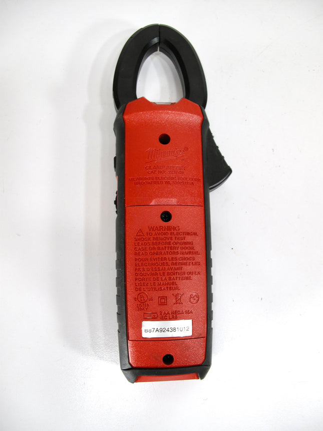 Milwaukee 2235-20 400 AMP Clamp Meter 600V AC/DC Heavy Duty True RMS