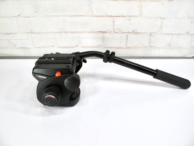 Manfrotto 503HDV Professional Video Fluid Quick Release Tripod Head W/ Pan BarOpens in a new window or tab Pre-Owned