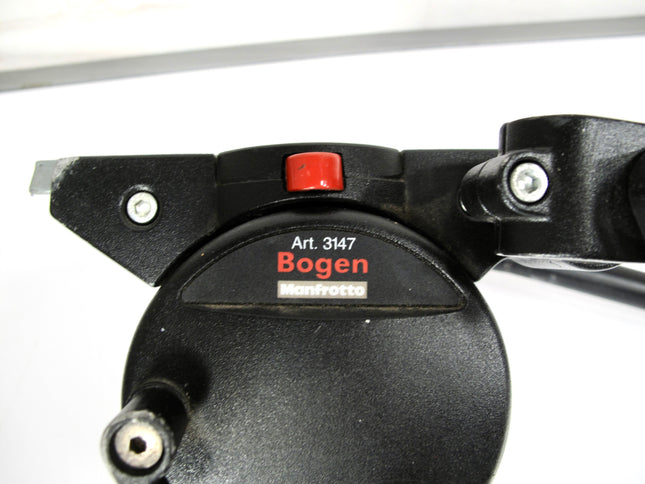 BOGEN / MANFROTTO 3147 / 510 VIDEO HEAD w/Manfrotto remobeble Sliding Plate.