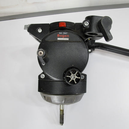 BOGEN / MANFROTTO 3147 / 510 VIDEO HEAD w/Manfrotto remobeble Sliding Plate.