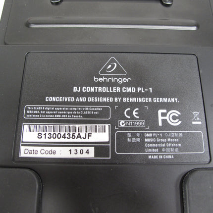 Behringer CMD PL-1 Deck Based Module MIDI DJ Controller