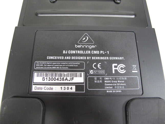 Behringer CMD PL-1 Deck Based Module MIDI DJ Controller