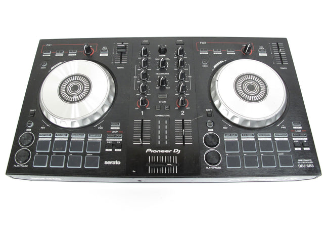 Pioneer DJ DDJ-SB3 Black 2-Channel 2-Deck Serato DJ Controller Interface