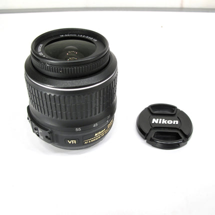 Nikon AF-S Nikkor 18-55mm f/3.5-5.6G DX SWM VR F Mount Camera Lens