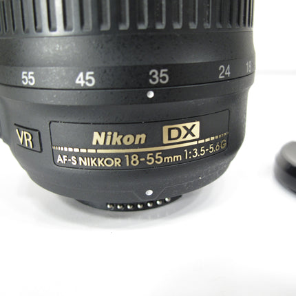 Nikon AF-S Nikkor 18-55mm f/3.5-5.6G DX SWM VR F Mount Camera Lens