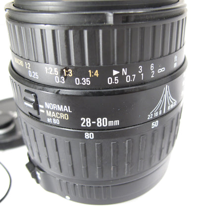 Sigma Zoom 28-80mm f/3.5-5.6 II Macro Asperhical Camera Lens for Canon