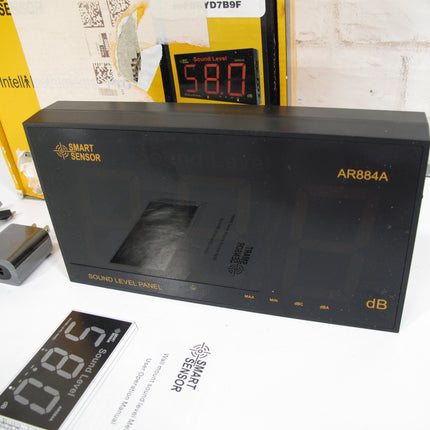 Smart Sensor AR884A Sound Level Meter w. Large LCD Screen Decibel Noisemeter
