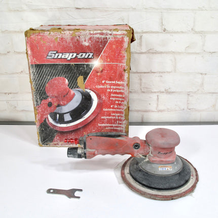 Snap On Tools PS4809 Red Pneumatic 1000 RPM 8" Geared Adjustable Grip Sander