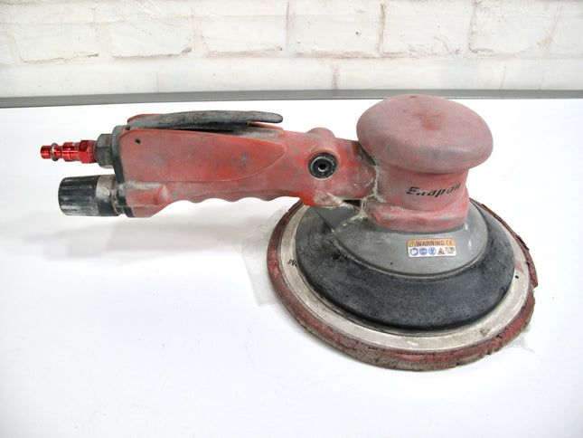 Snap On Tools PS4809 Red Pneumatic 1000 RPM 8" Geared Adjustable Grip Sander