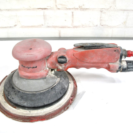 Snap On Tools PS4809 Red Pneumatic 1000 RPM 8" Geared Adjustable Grip Sander