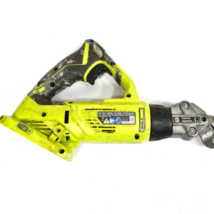 Ryobi P591 One+ 18 Gauge Offset Shears Sheet Metal Cutter Snips, Tool Only