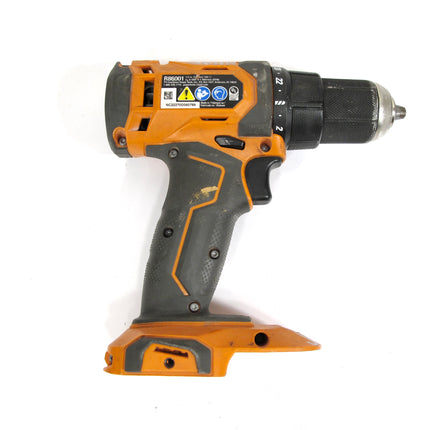 RIDGID R86001 18V Lithium-Ion Compact Drill Driver Orange Tool Only