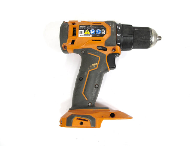 RIDGID R86001 18V Lithium-Ion Compact Drill Driver Orange Tool Only