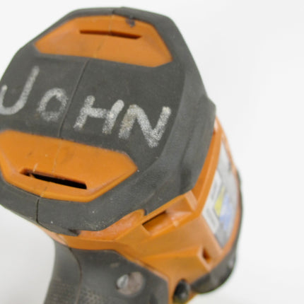 RIDGID R86001 18V Lithium-Ion Compact Drill Driver Orange Tool Only