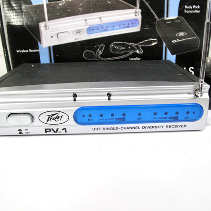 Peavey PV1 923.700 MHz UHF Lavalier Lapel Wireless Microphone System