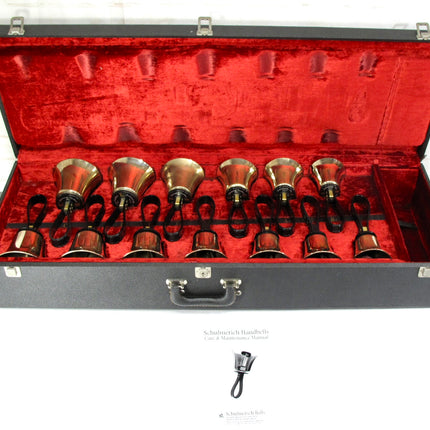 Schulmerich 1st Octave C5 C#5 D5 D#5 E5 F5,F#5 G5 G#5 A5 A#5 B5 Hand Bell Set