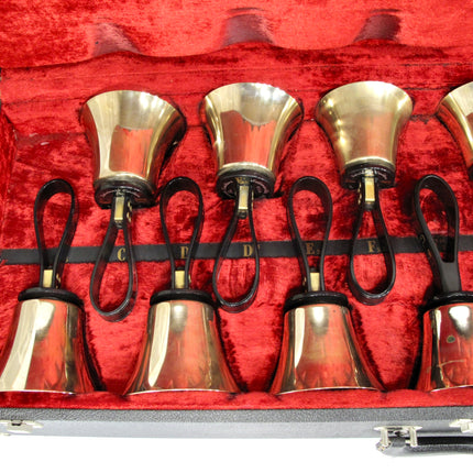 Schulmerich 1st Octave C5 C#5 D5 D#5 E5 F5,F#5 G5 G#5 A5 A#5 B5 Hand Bell Set