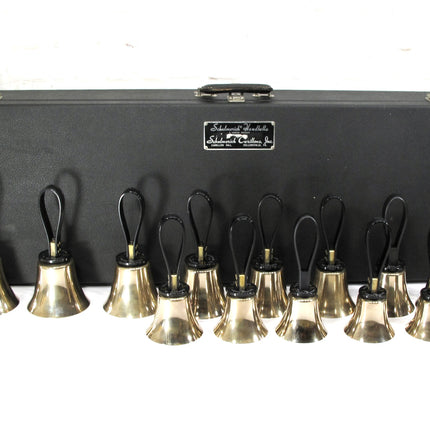 Schulmerich 1st Octave C5 C#5 D5 D#5 E5 F5,F#5 G5 G#5 A5 A#5 B5 Hand Bell Set