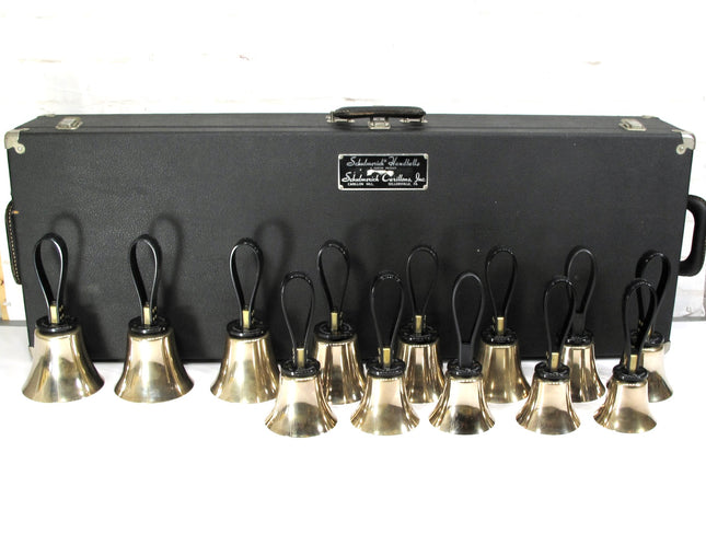 Schulmerich 1st Octave C5 C#5 D5 D#5 E5 F5,F#5 G5 G#5 A5 A#5 B5 Hand Bell Set
