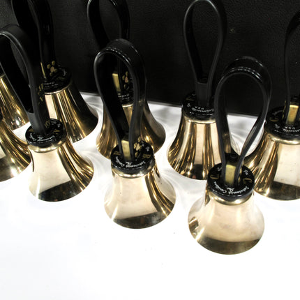 Schulmerich 1st Octave C5 C#5 D5 D#5 E5 F5,F#5 G5 G#5 A5 A#5 B5 Hand Bell Set