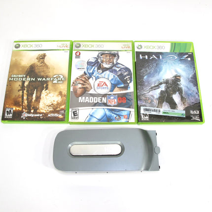 Xbox 360 Games X804675-003 20GB Hard Drive w/ Halo 4, COD Modern War 2, Madden 08