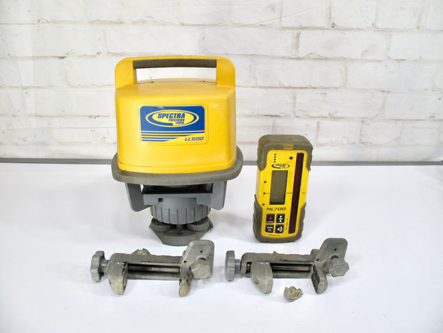 Spectra Precision LL500 Long Range Self-leveling Laser Level w/ HL700 Receiver