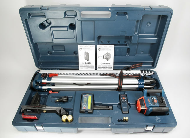 Bosch REVOLVE2000 Self-Leveling Horizontal Rotary Laser Kit GRL2000-40HVK