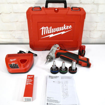Milwaukee 2474-20 M12 12V Lithium-Ion Cordless ProPEX Expansion Tool Kit 1/2" 3/4" 1"