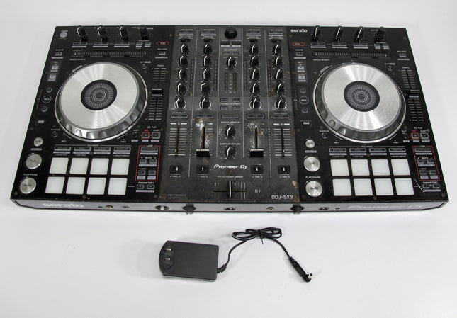 Pioneer DDJ-SX3 Performance 4-Channel Serato DJ Controller With Power Cord