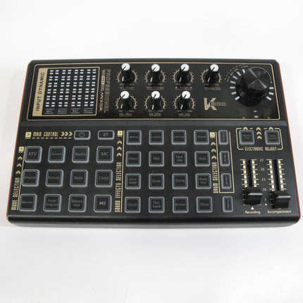 Muslady SK300 Live Sound Card External Voice Changer Effects Audio Mixer