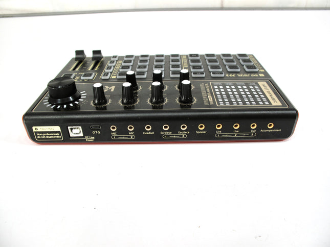 Muslady SK300 Live Sound Card External Voice Changer Effects Audio Mixer