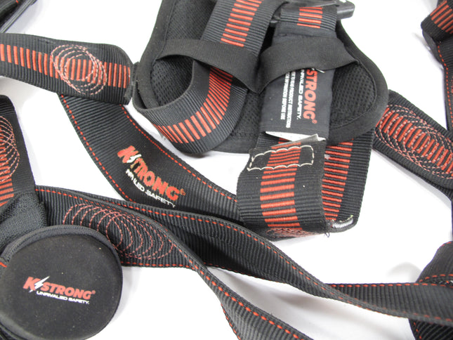 K Strong Kapture 5 Point Full Body Harness w/2 Brute Backer LE 8.5ft 3400lb ea