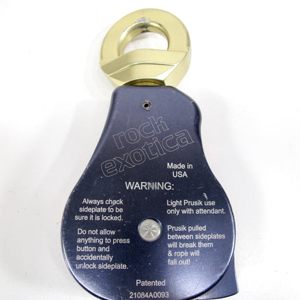 Rock Exotica MHP55 Omni-Rigging Block 2.6 Material Handling Swivel Pulley
