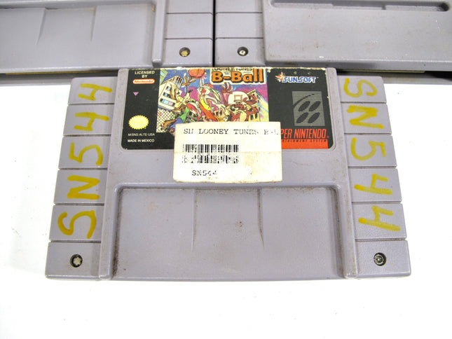 Nintendo SNES Looney Tunes B Ball, Zelda, Tax Mania, Super Star Wars, F-Zero Games