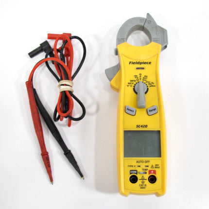 Fieldpiece SC420 True RMS Clamp Meter w/ Lead Set