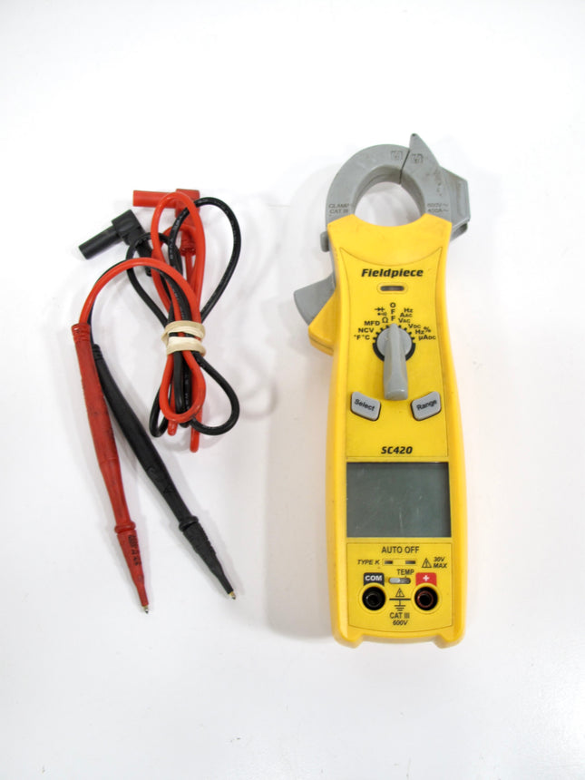 Fieldpiece SC420 True RMS Clamp Meter w/ Lead Set
