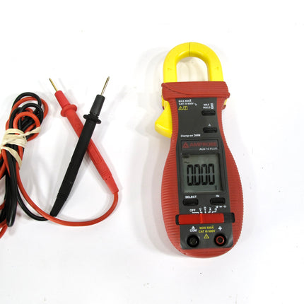 Amprobe Acd-10 Plus Digital Clamp Meter, Lcd, 600 A, 1.0 In (25 Mm) Jaw