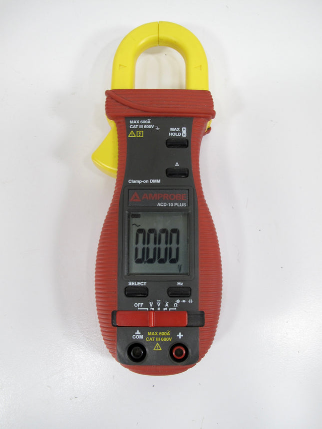 Amprobe Acd-10 Plus Digital Clamp Meter, Lcd, 600 A, 1.0 In (25 Mm) Jaw
