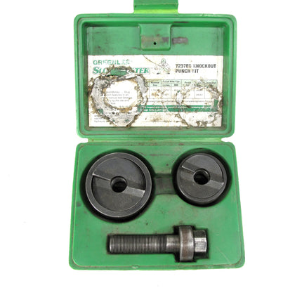 Greenlee Manual Knockout Punch Set 7237BB Sizes 1-1/2 and 2" Conduit USA