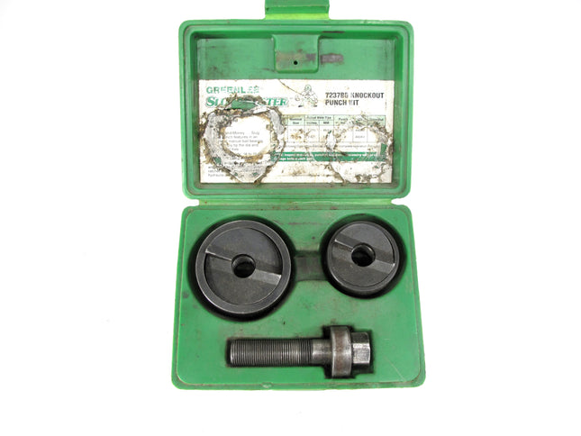 Greenlee Manual Knockout Punch Set 7237BB Sizes 1-1/2 and 2" Conduit USA