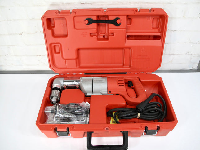 Milwaukee 3107-6 7 Amp 1/2" D-Handle Right Angle Drill Kit w/ Hard Case
