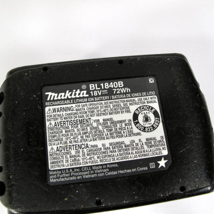 Makita BL1840B Genuine 18V 4.0Ah Lithium Ion LXT Li-Ion Power Tool Battery